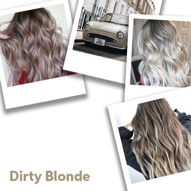 Nahaufnahme Dirty-Blonde-Look