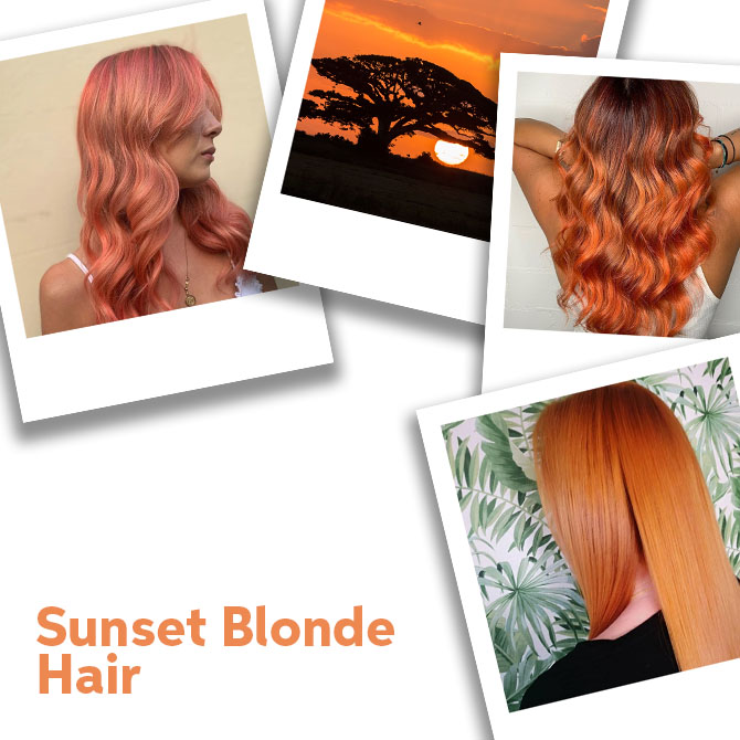 Sunset Blonde Hair
