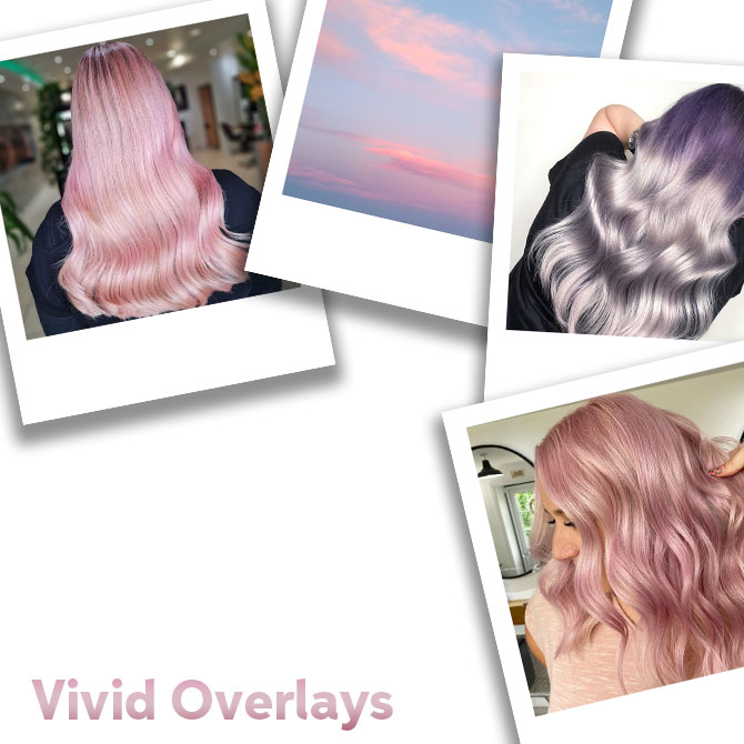 Close up of Vivid Overlays