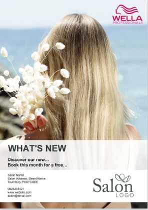 A sample of one of the many flyers available to customize.