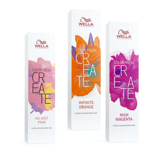 Color FRESH CREATE boxes side by side.