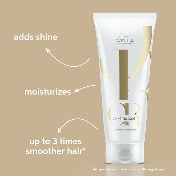 Bottle of Oil Reflections Conditioner.