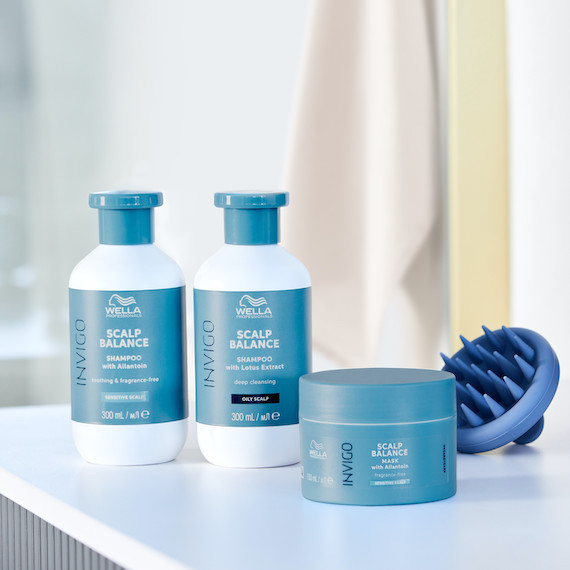 INVIGO Scalp Balance Shampoos and Mask.