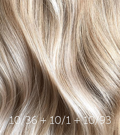 Buttery baby highlights, created using Wella Professionals
