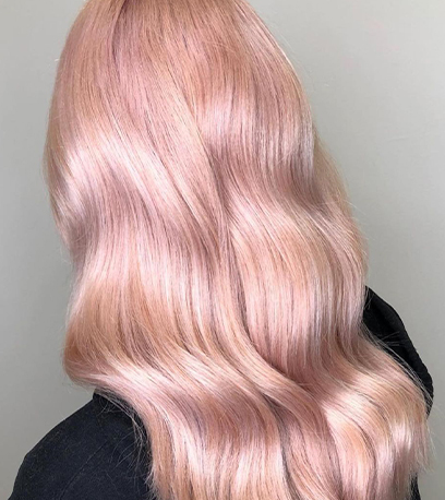 Image of cotton candy hair, created using Wella Professionals