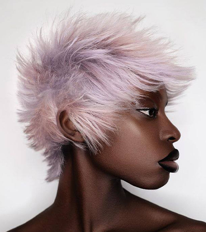 Image of cotton candy hair, created using Wella Professionals