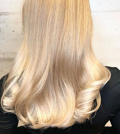 Wavey Mirror Lights, created using Wella Professionals