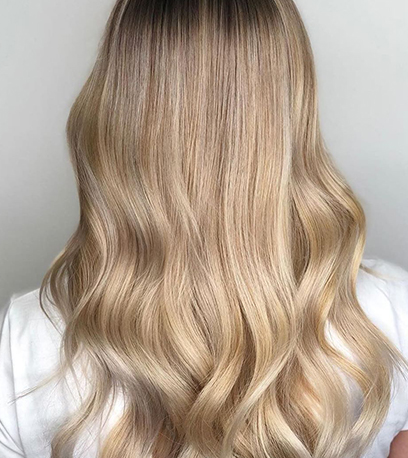 GLOSSY MILK TEA HAIR