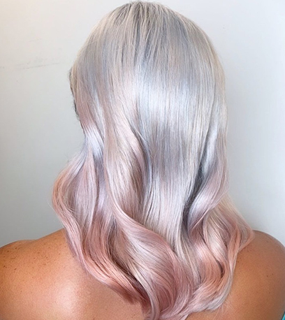 Wavey Ombre Hair, created using Wella Professionals